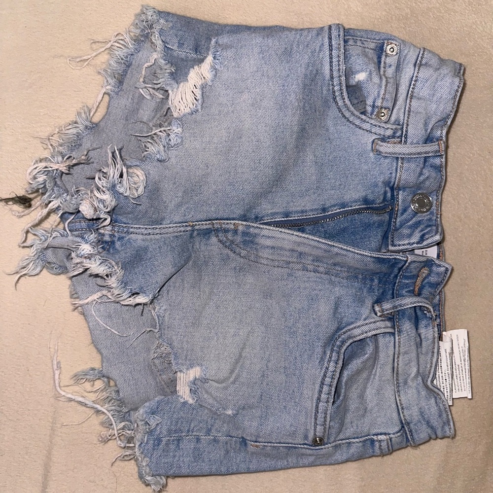 ZARA Distressed Shorts